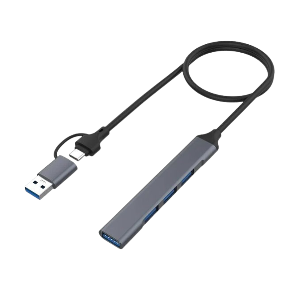 Standard ST-UCA9701 4 in 2 Type-c & USB 3.0 to 4-Ports USB HUB