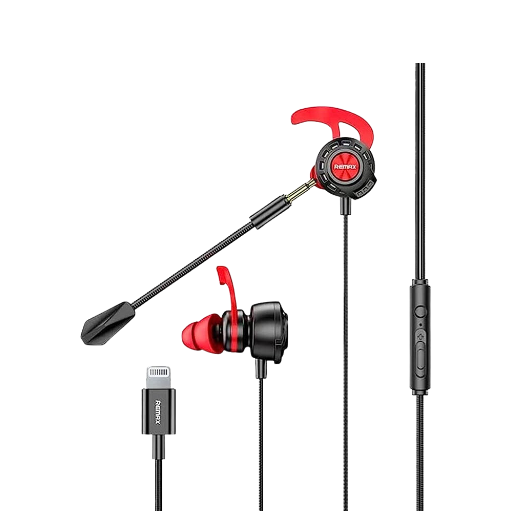 Earphone Wired Gaming Remax + External Mic Rm-750