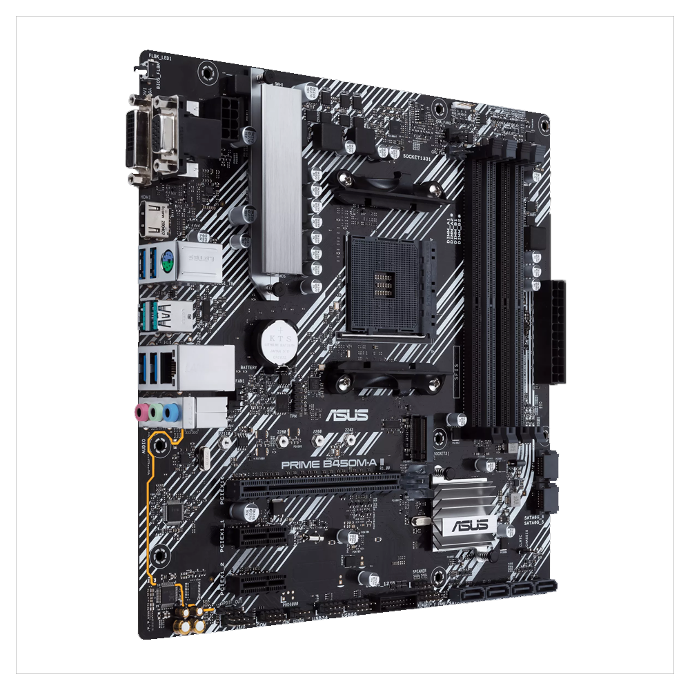 Asus Prime B450M-A II DDR4 AM4 Motherboard