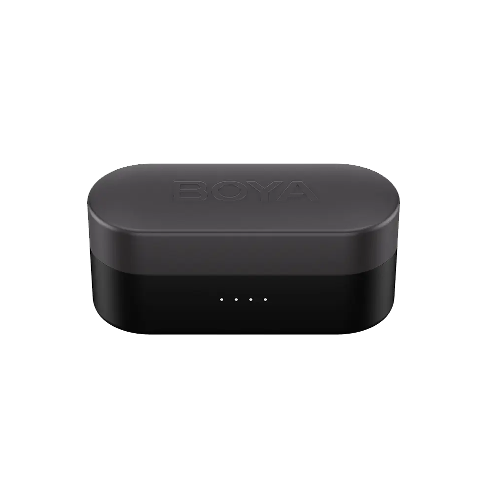 Boya Boyalink 3-01 Al-Powered Button-Sized (Lightning & Type-C & 3.5mm) Wireless Microphone With Charging Case
