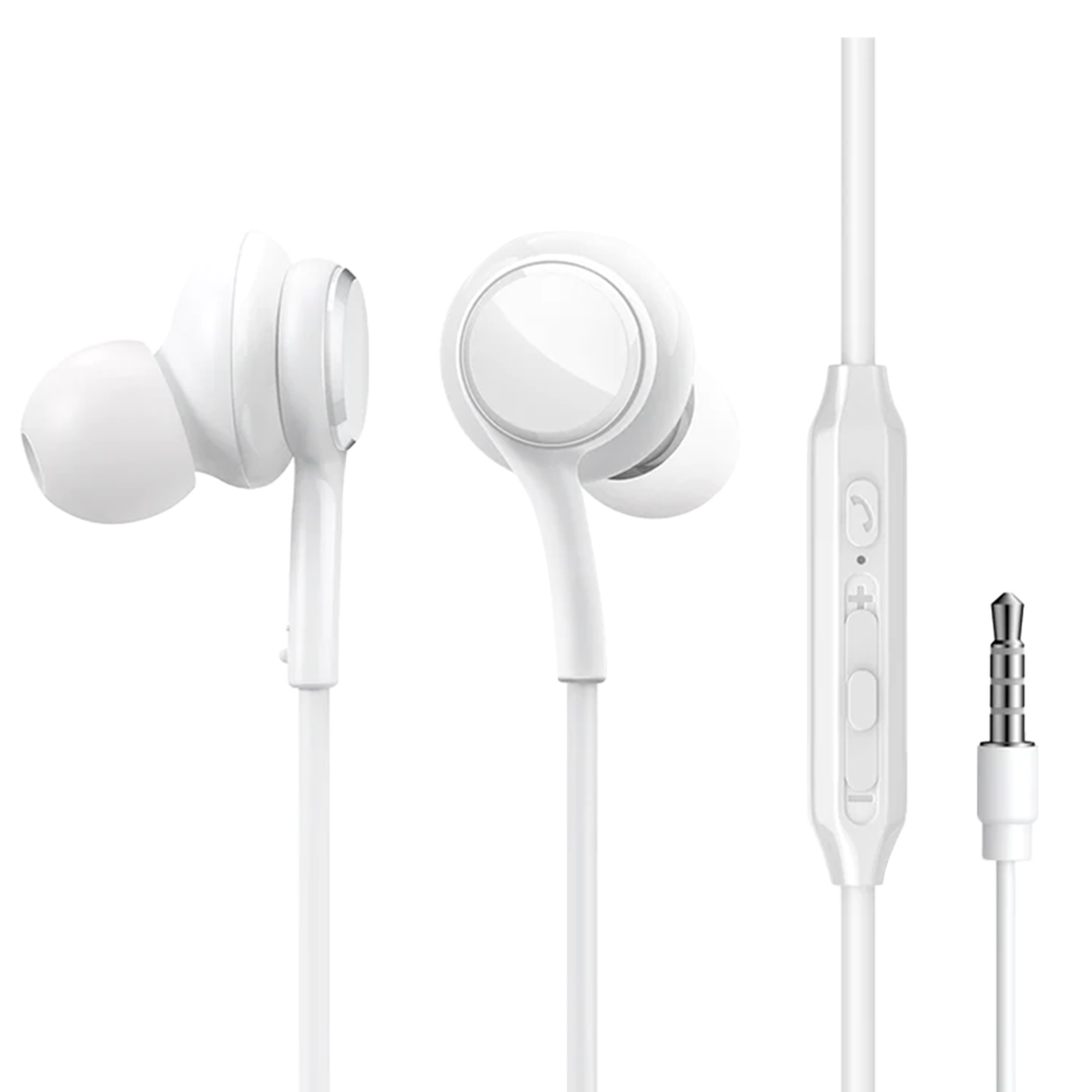Joyroom JR-EW02 3.5mm Wired Earphone - White
