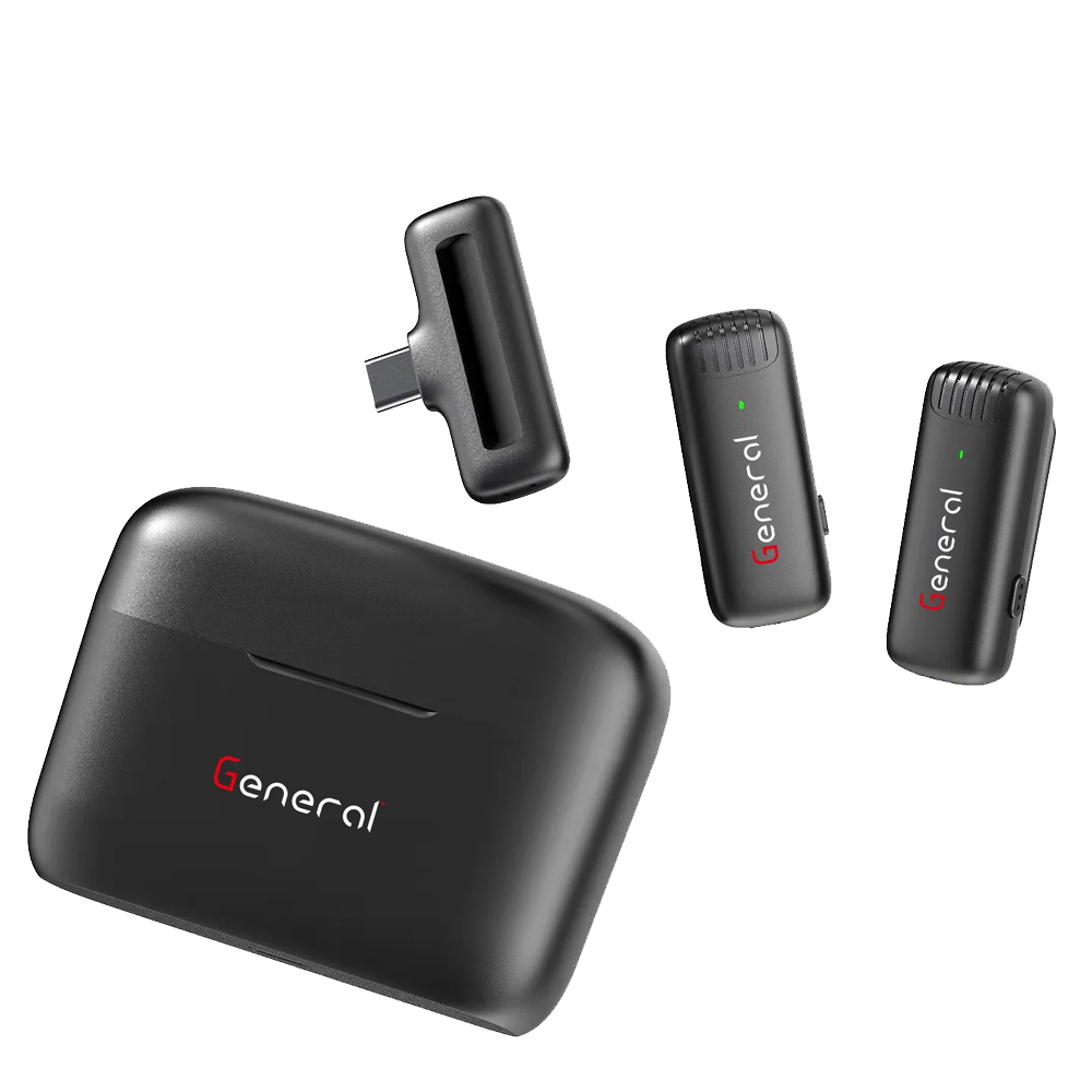 General GM39 Type-C 2.4GHz Dual Channel Wireless Microphone System