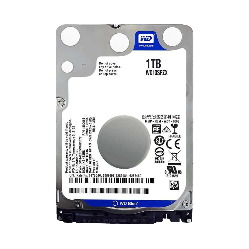 Western Digital Blue 1TB 2.5 Inch Laptop HDD