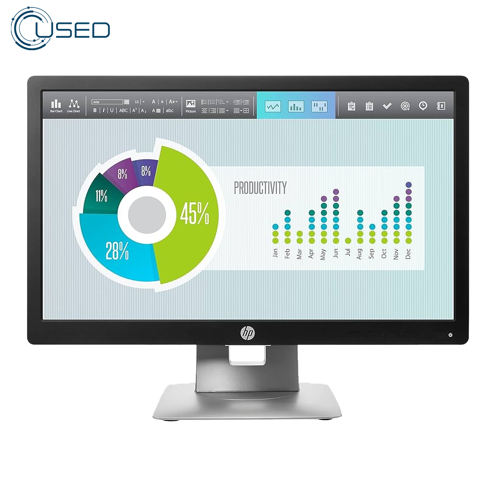 HP EliteDisplay E202 20 Inch LED FHD HDMI Monitor (Original Used)