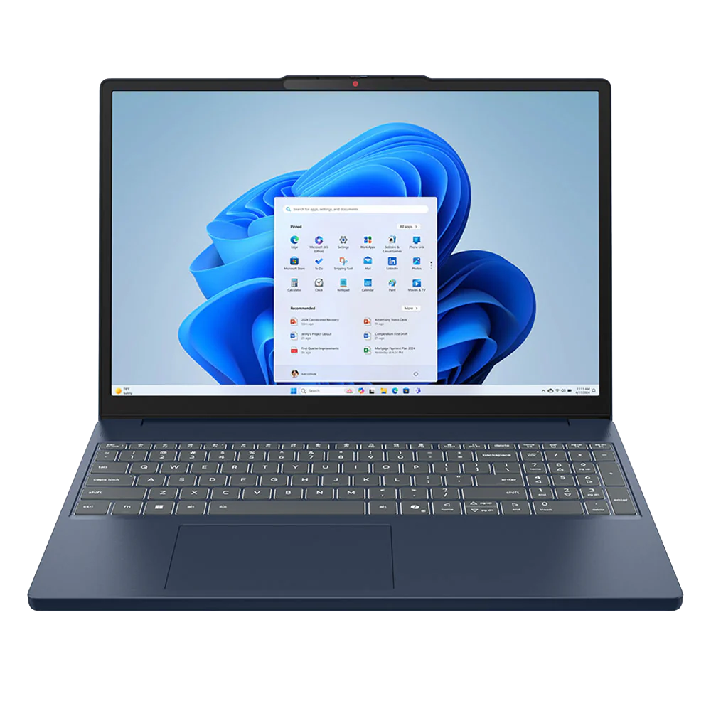 Lenovo IdeaPad Slim 3 15IRH10 Laptop (Intel Core i5/13420H - 16G DDR5 - 512G M.2 NVMe - Intel UHD Graphics - 15.3 Inch WUXGA IPS 60Hz - Lenovo T210 Bag - WL310 Silent Bluetooth Mouse - Win11) - Cosmic Blue