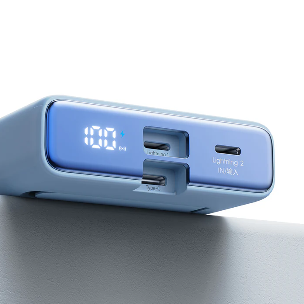 Joyroom JR-PBM01 20W Magnetic Wireless Power Bank 10000mAh - Blue