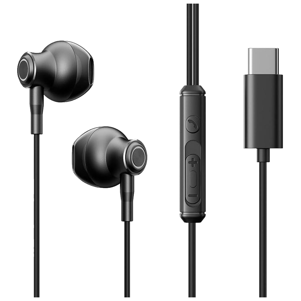 Joyroom JR-EC07 Type-C Wired Earphone - Black