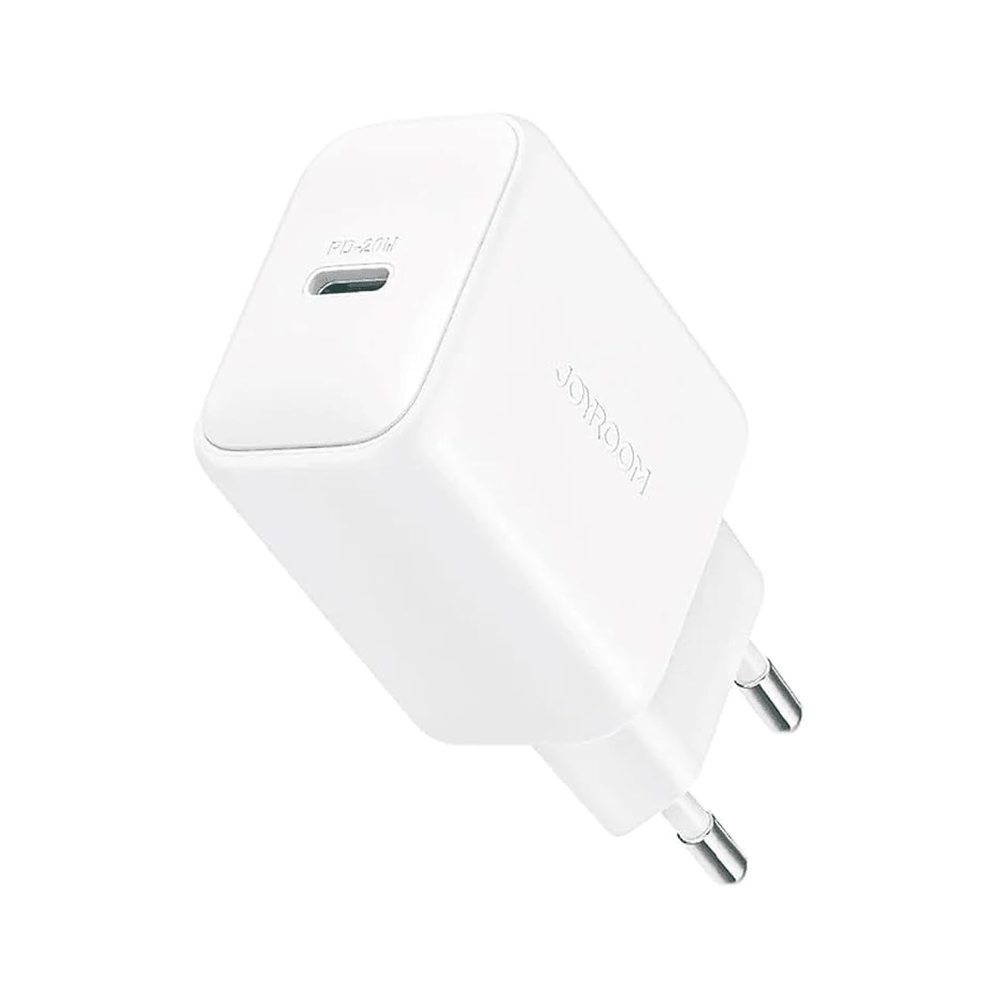 Joyroom JR-TCF20EU PD 20W Wall Charger With Type-C to Lightning 1m Cable - White