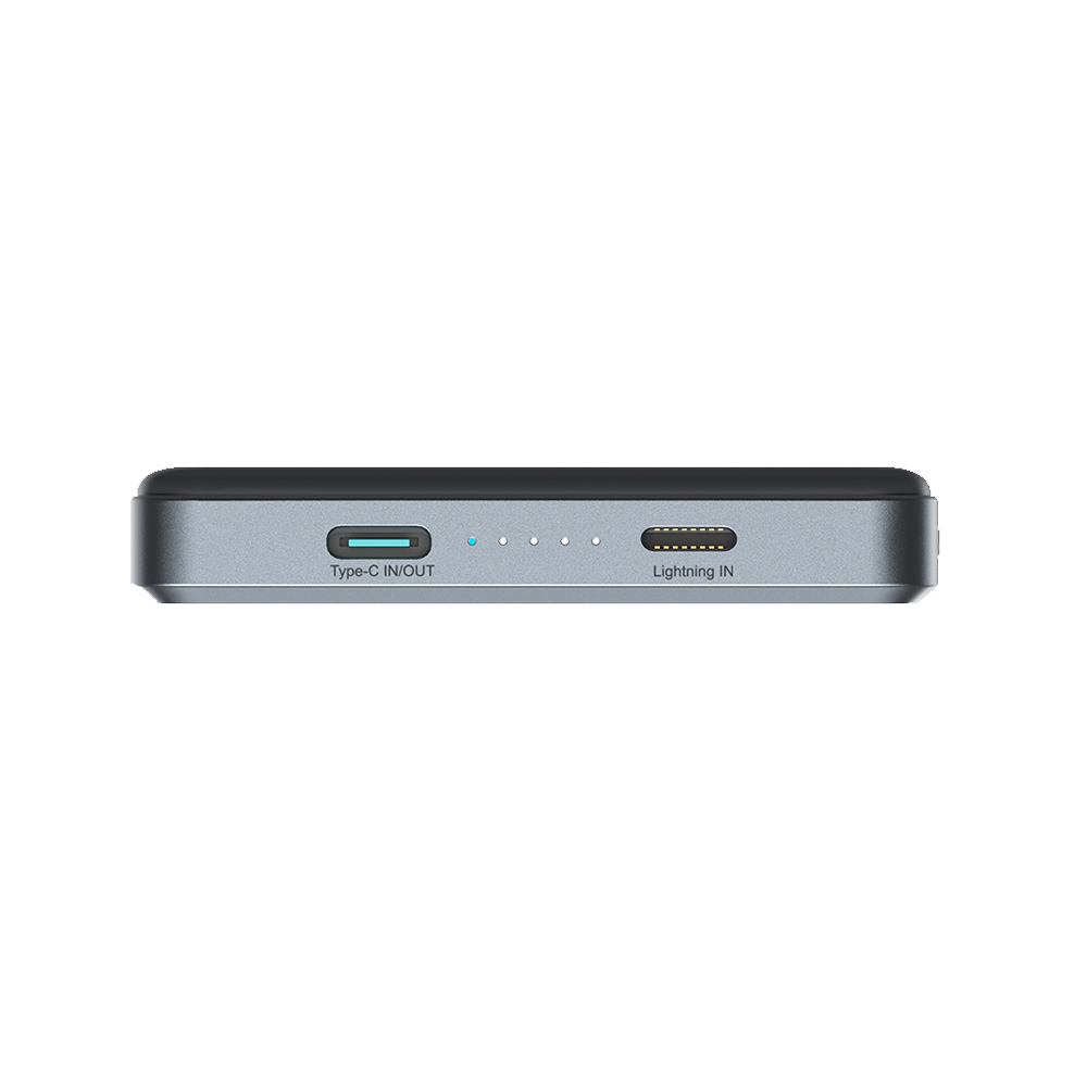 Joyroom JR-PBM08 Pro Ultra Slim Magnetic Wireless Power Bank 10000mAh 20W - Space Grey