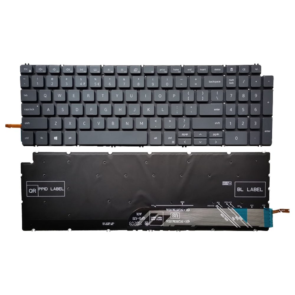 Keyboard Laptop Dell Inspiron Full (3501 - 3502 - 3505 - 3510 - 5584 - 5593 - 5594 - 5598 - 7590 - 7591 - 7791)