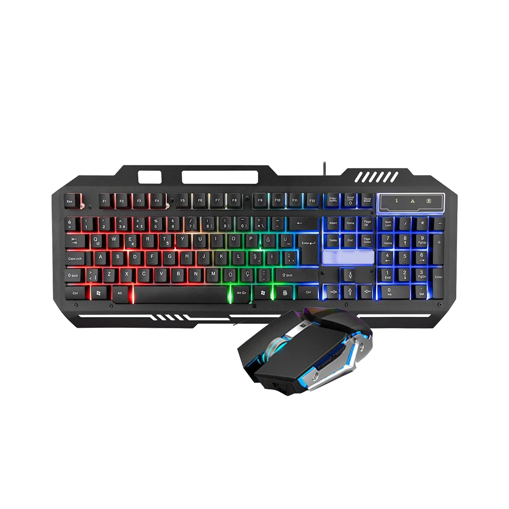 Crash X200 Wireed Gaming Keyboard + Mouse Combo