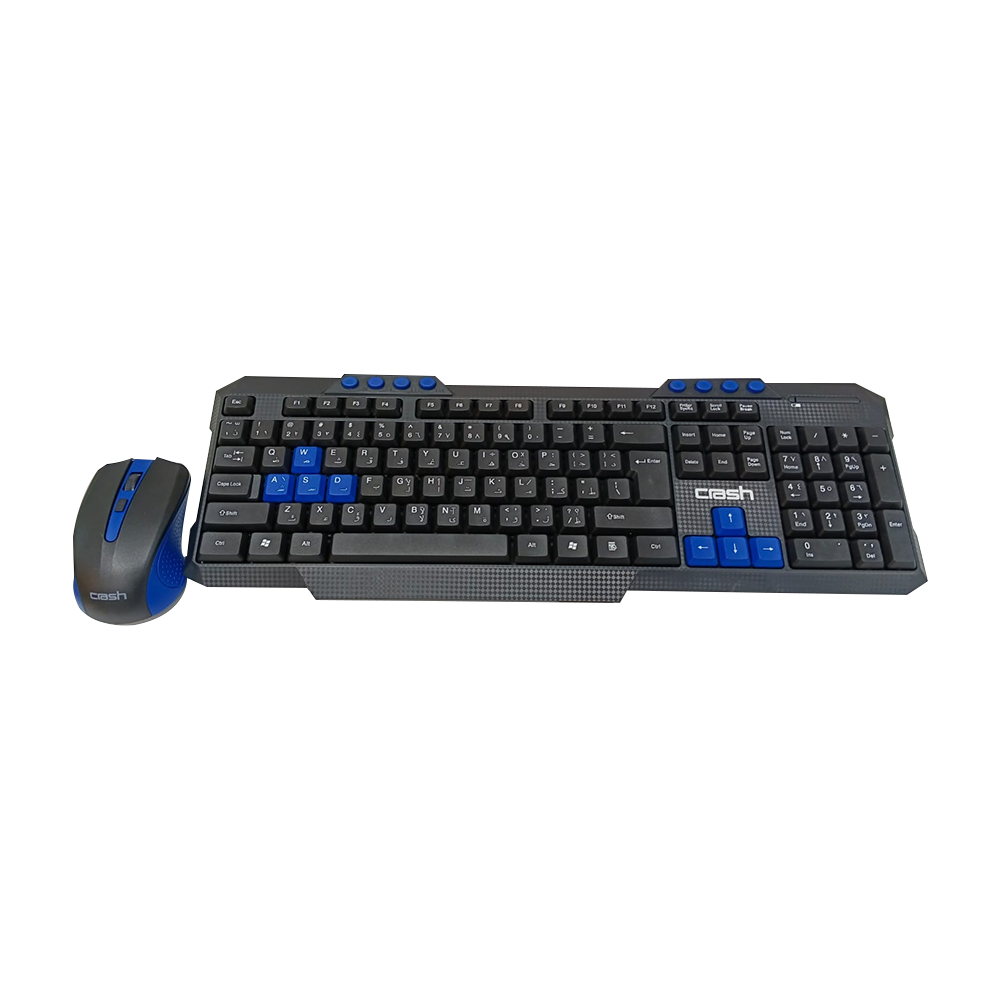 Keyboard + Mouse Wireless Crash Ba-400