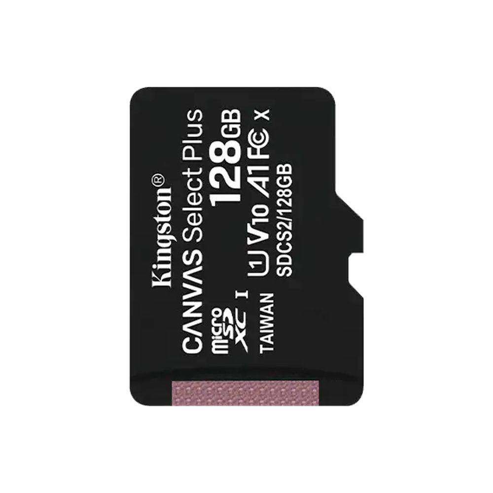 Kingston Canvas Select Plus SDCS3 128GB Class 10 microSD Memory Card