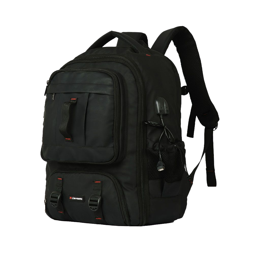 Lavvento BG841 15.6 Inch Laptop Backpack - Black