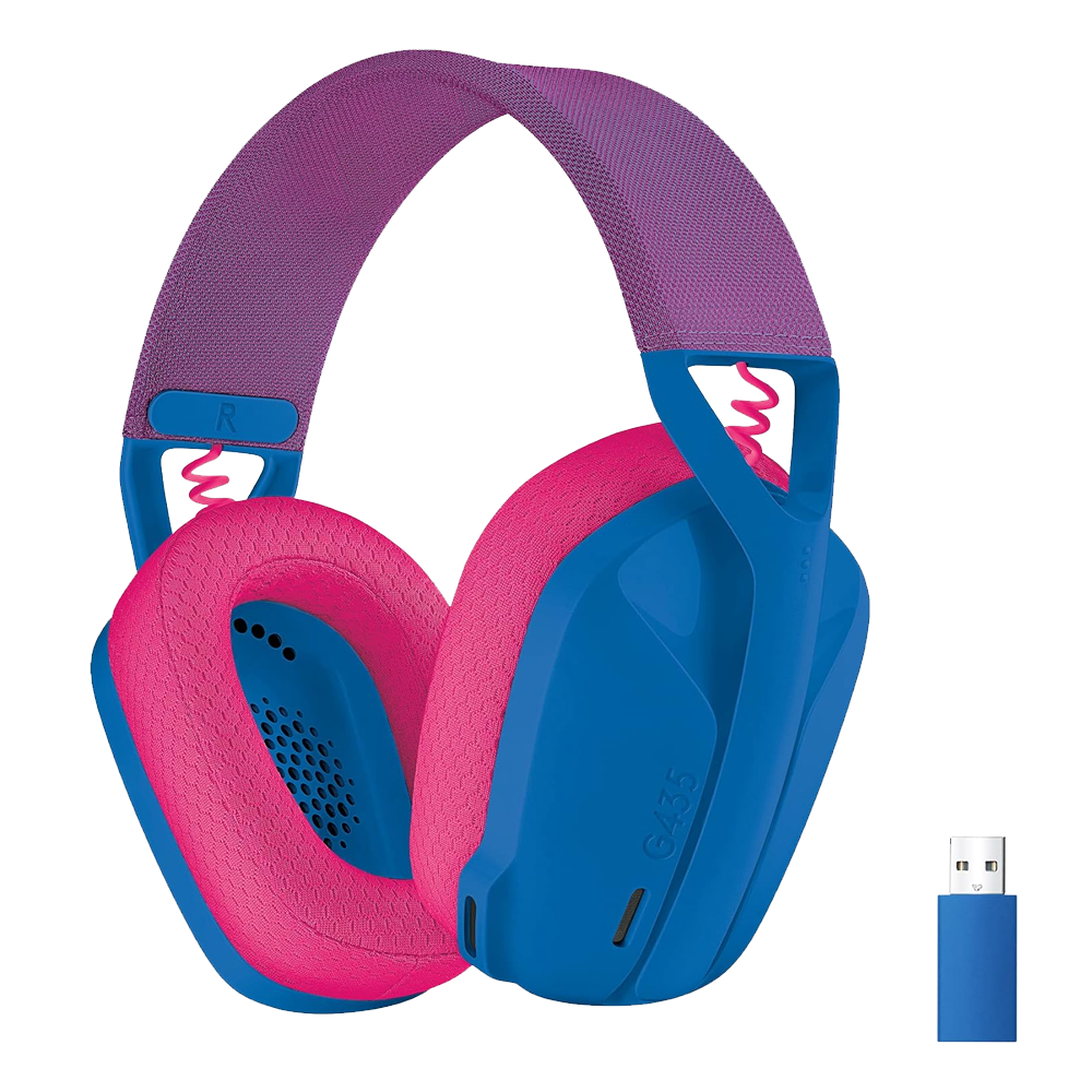 Logitech G435 Lightspeed Bluetooth Gaming Headphone - Blue