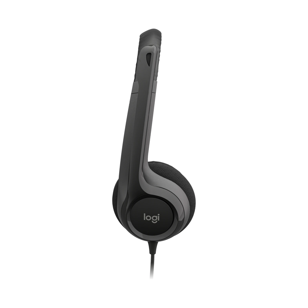 Logitech H390 Wired Headphone (USB) - Black