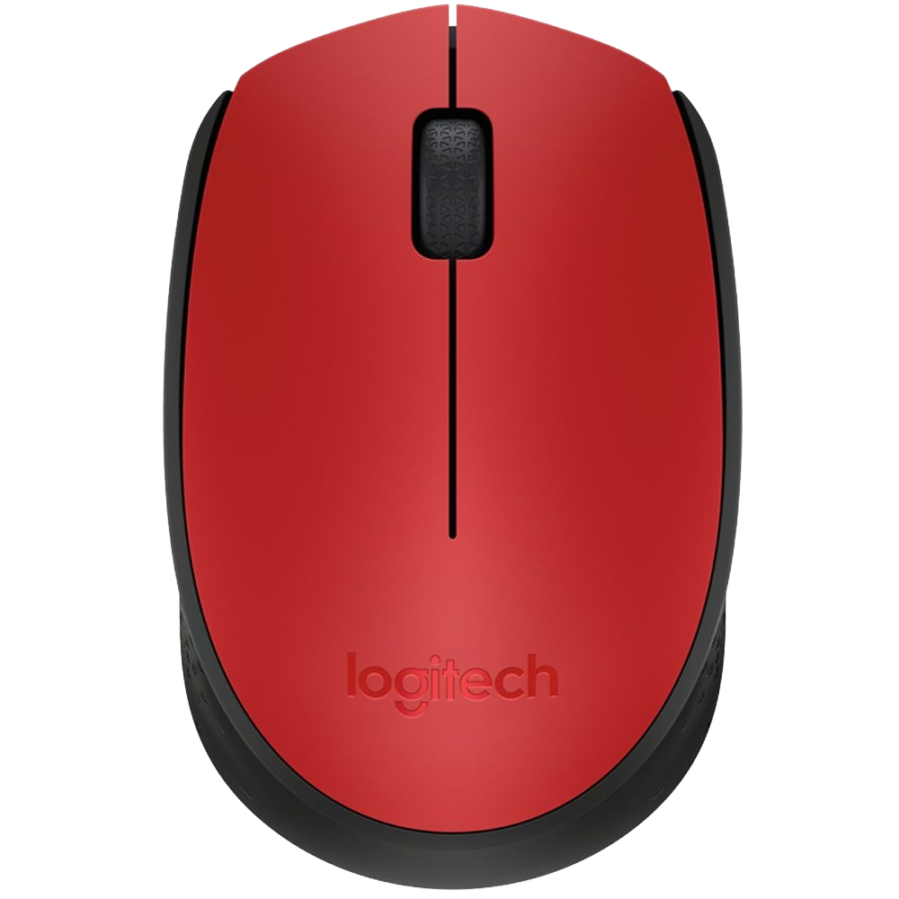 Logitech M171 Wireless Mouse 1000DPI - Red