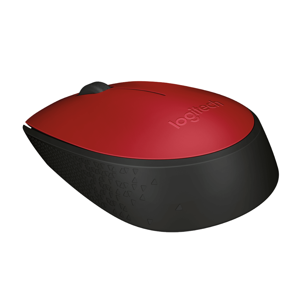 Logitech M171 Wireless Mouse 1000DPI - Red