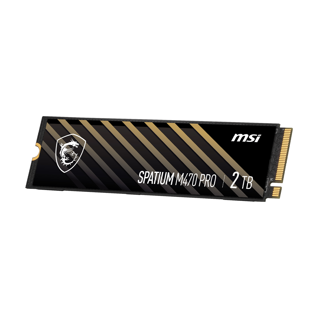 MSI SPATIUM M470 PRO 2TB PCIe 4.0 NVMe M.2 SSD