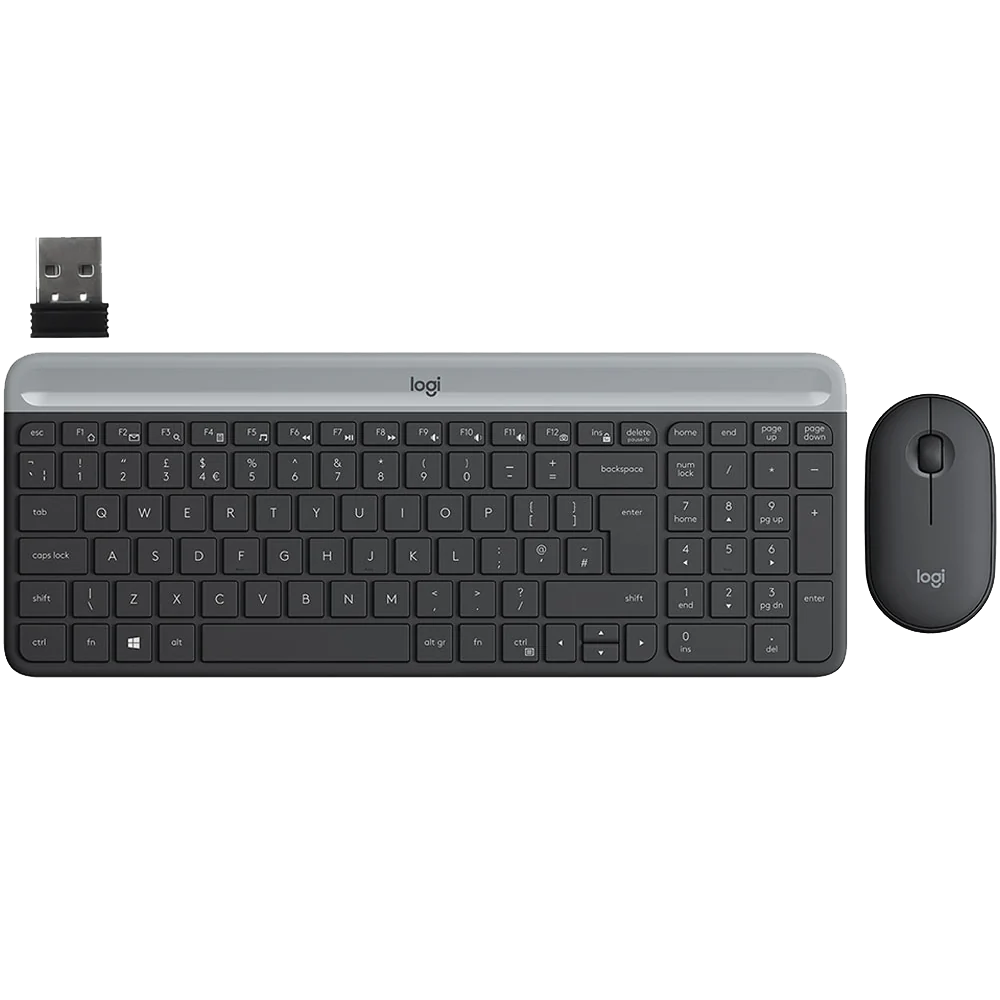 Logitech Mk470 Slim Wireless Keyboard + Mouse Combo
