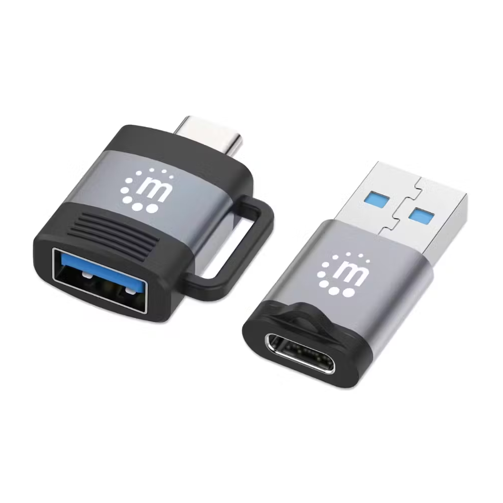 Manhattan CV140 Type-C to USB & USB to Type-C OTG Adapter Converter