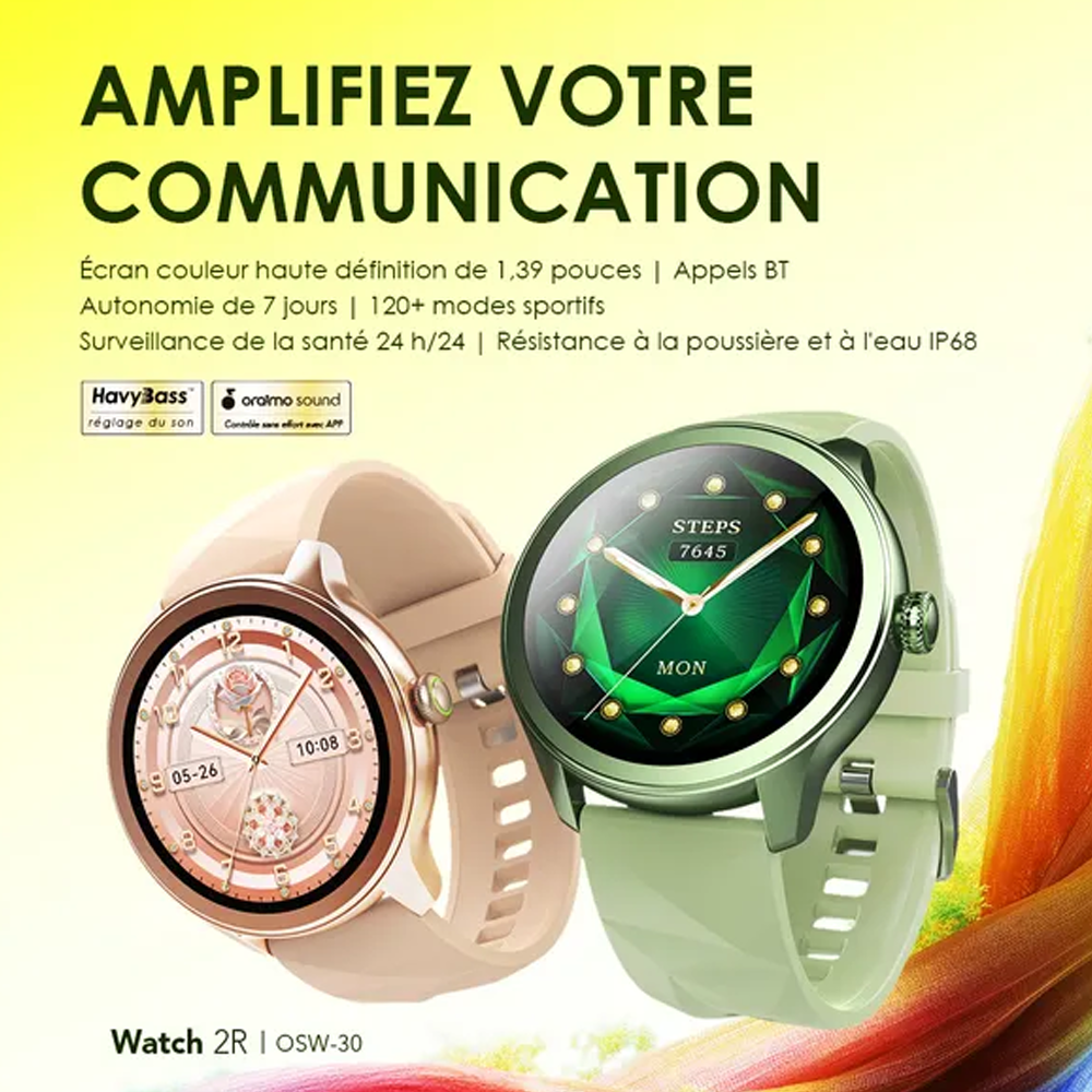 Oraimo Watch 2R OSW-30 Smart Watch - Gold
