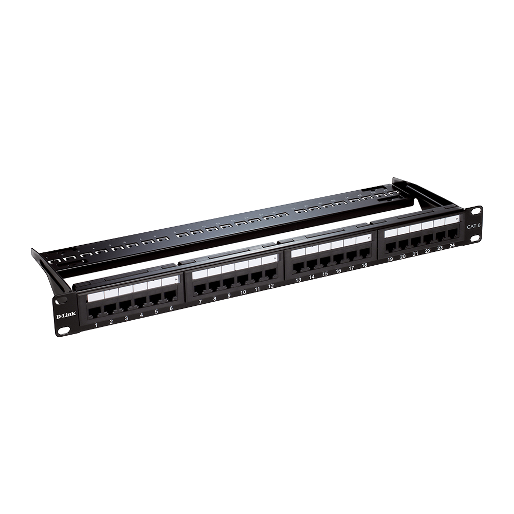 D-Likn NPP-C61BLK241 Cat6 24-Port Patch Panel