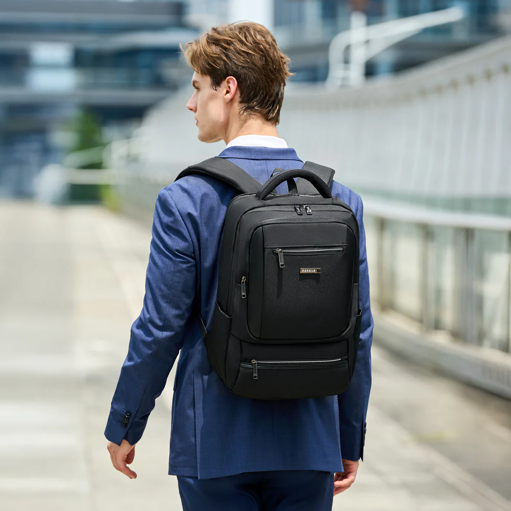 Rahala SH-53 15.6 Inch Laptop Backpack - Black