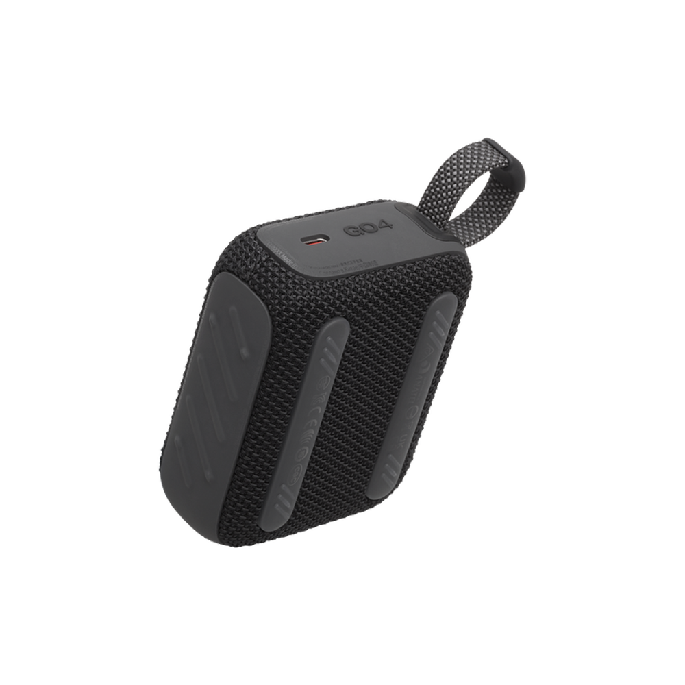 JBL Go 4 Portable Waterproof Bluetooth Speaker - Black