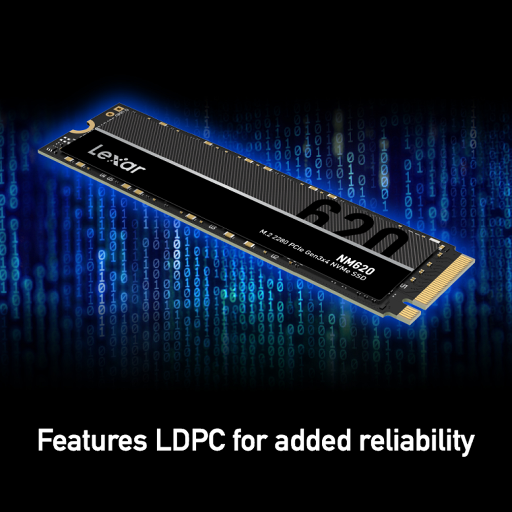 Lexar NM620 512GB NVMe M.2 SSD