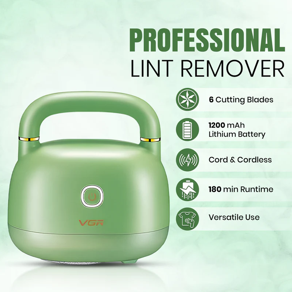 VGR V-818 Professional Lint Remover - Green