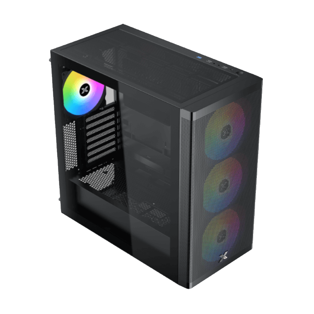 Xigmatek Osiris ARGB BTF Gaming Super Tower Case + Asgard 80 Plus Bronze 750W Power Supply