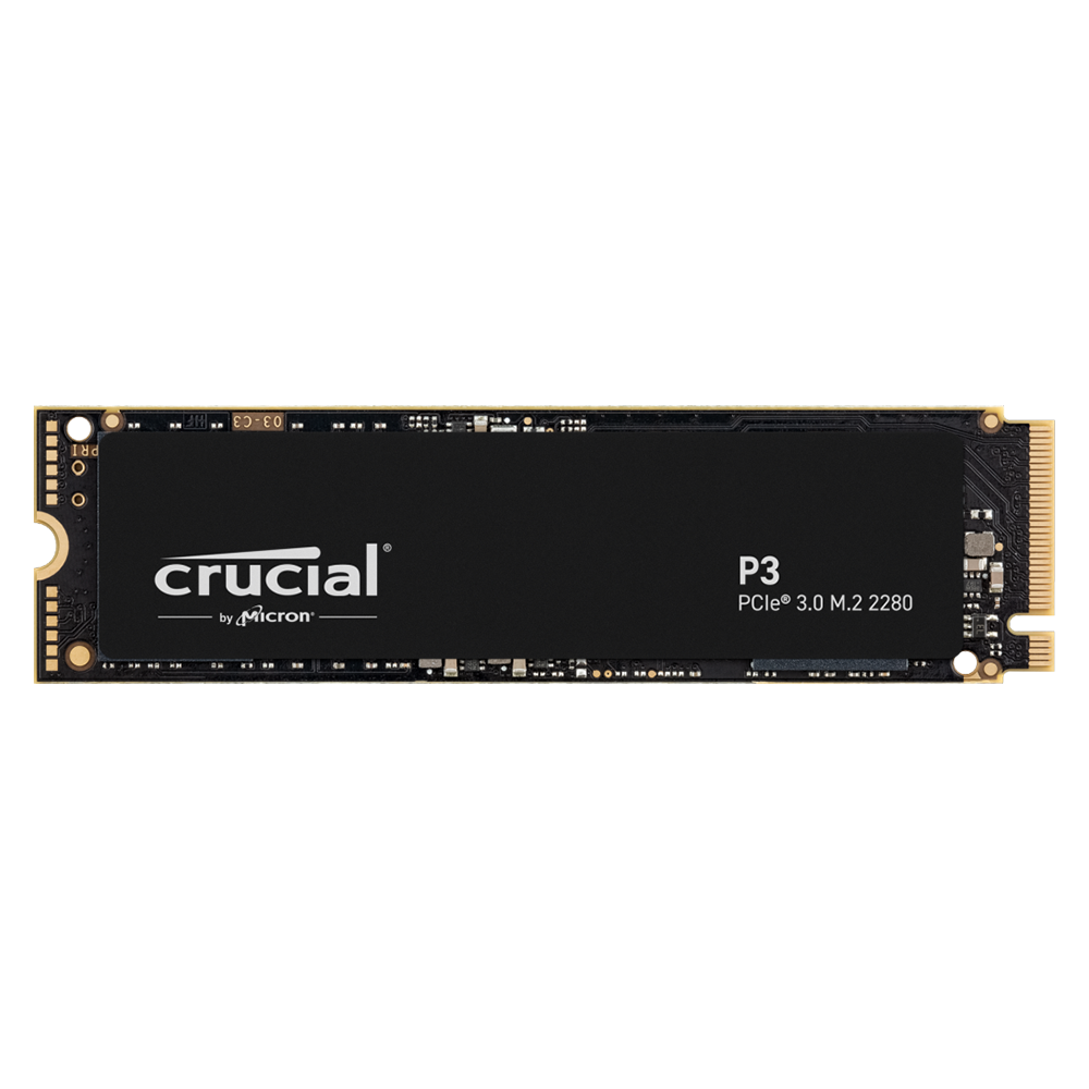 Crucial P3 500GB NVMe M.2 SSD