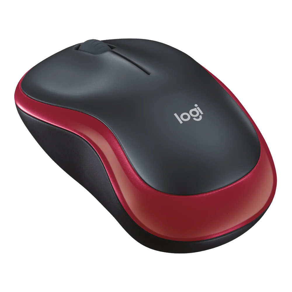 Mouse Wireless Logitech M186 - Red