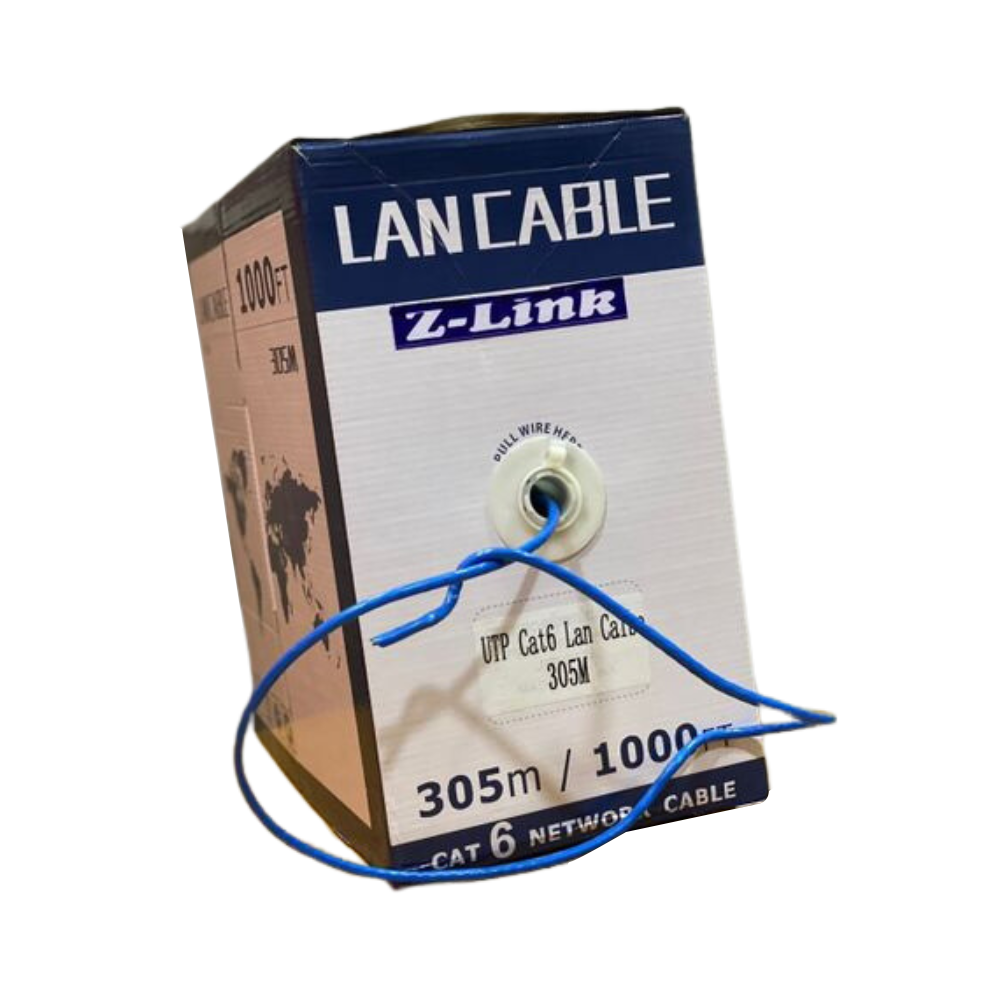 Z-Link Cat6 UTP Network Cable 305M - Gray