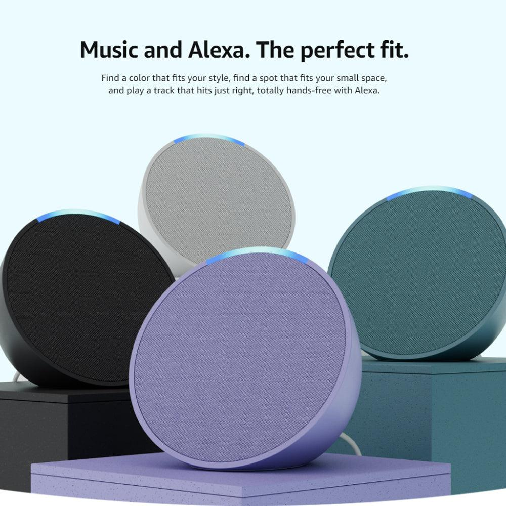 Amazon Echo Pop Full Sound Compact Smart Speaker With Alexa - Midnight Teal
