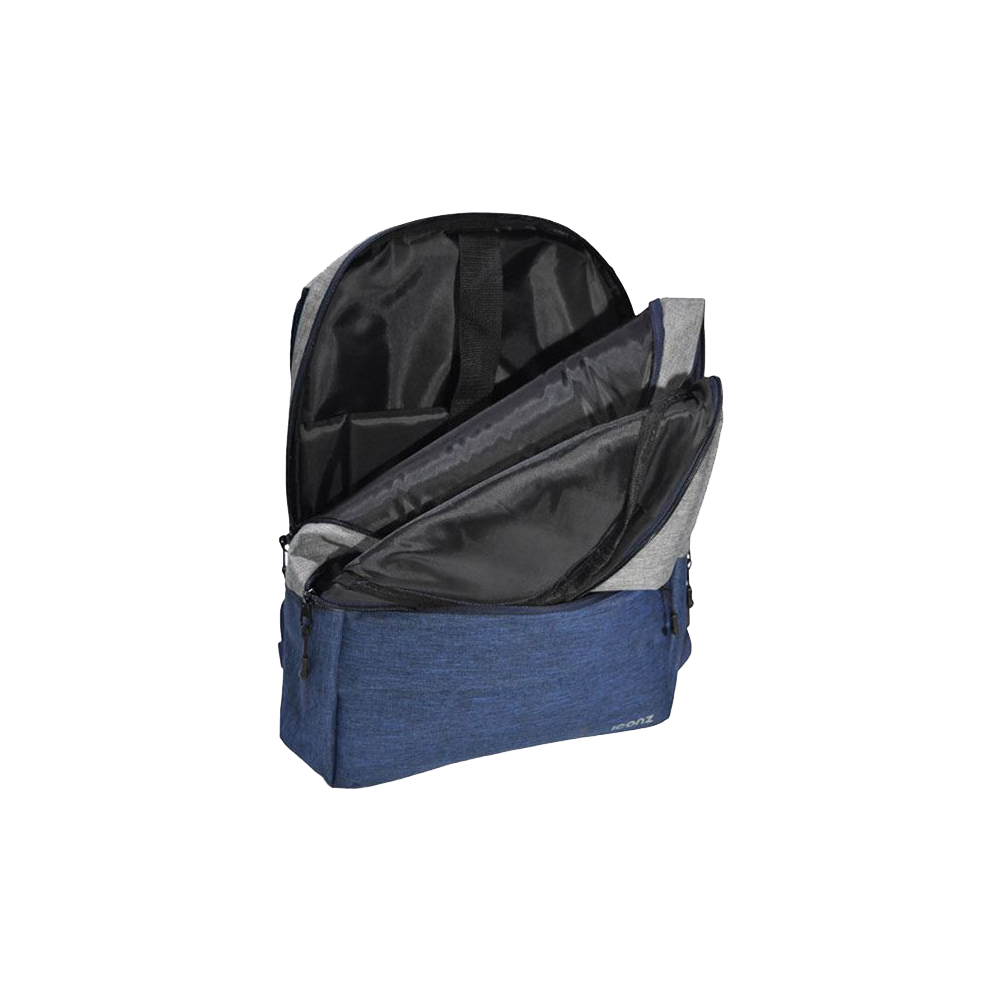 Iconz New York 4038  15.6 Inch Laptop Backpack - Blue/Grey