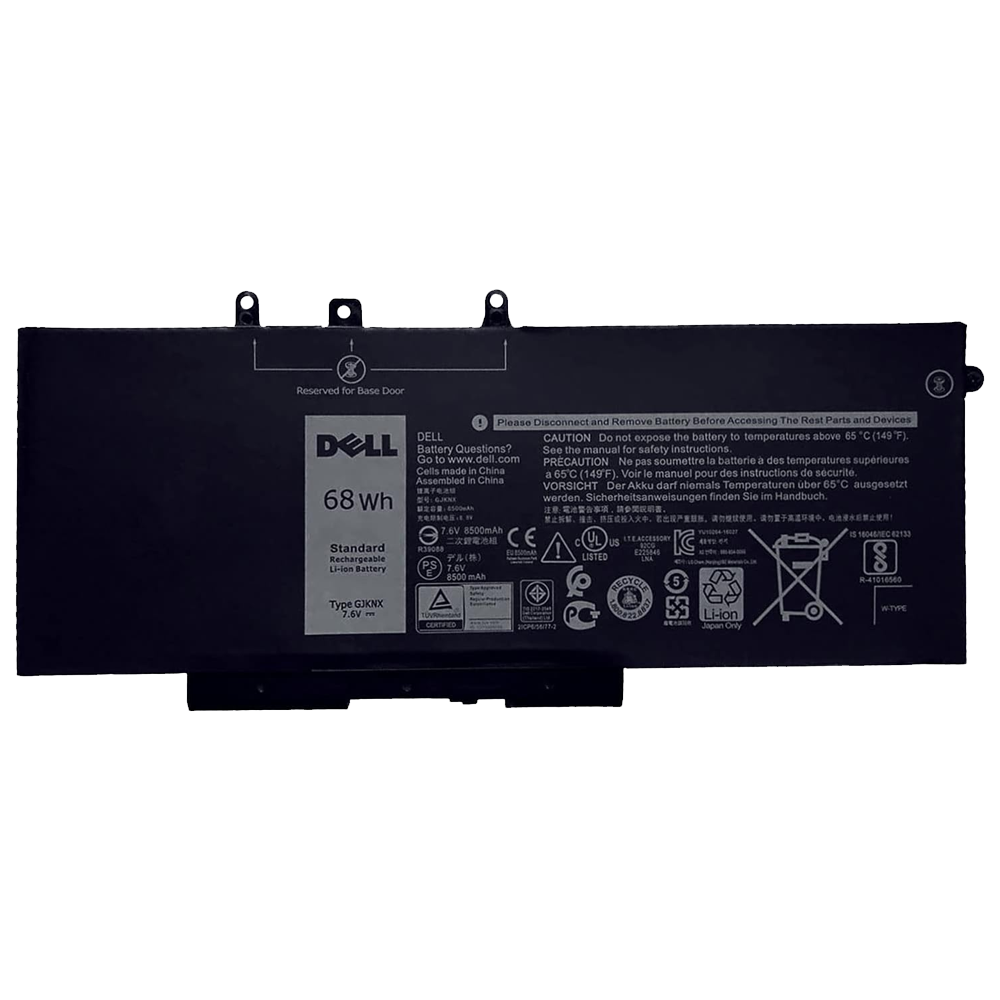 Battery Laptop Dell Latitude (Gjknx - 5480 - 5580 - 5280 - 5288 - 5488 - 5590 - 5591 - 5490 - 5491 - 5495 - E5480 - E5580 - E5490 - E5590 - Precision 3520 - 3530 - Gd1Jp - Dy9Nt - 5Yhr4)