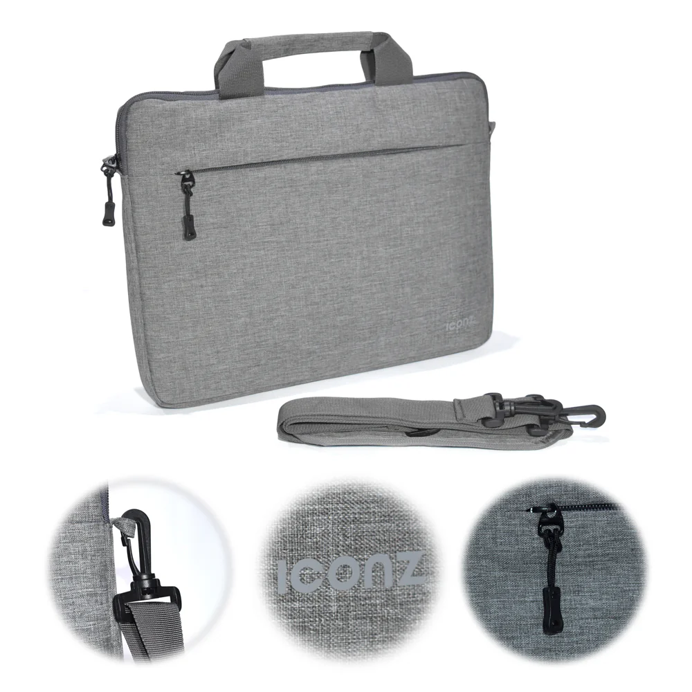 Iconz London 3036 13.3 Inch Latop Shoulder Bag - Grey