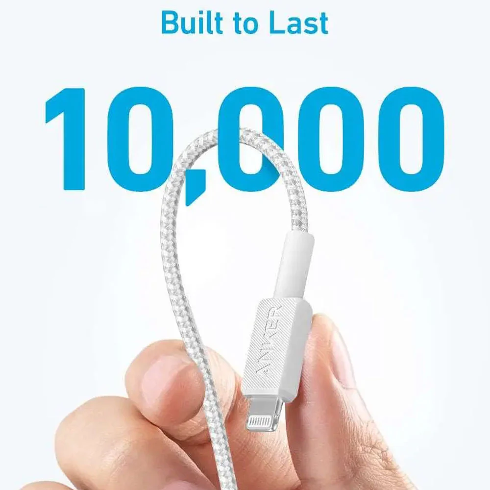 Cable Lightning To Type-C Anker A81B5H21 0.9m - White