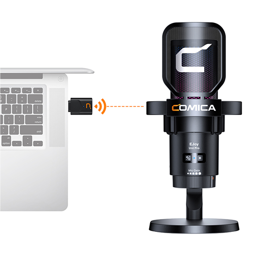 Comica EJoy Uni Pro RGB Wireless Microphone - Black