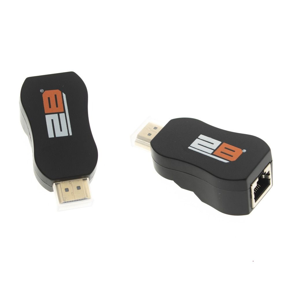 2B CV135 HDMI Extender By Lan Cat5/6 30m