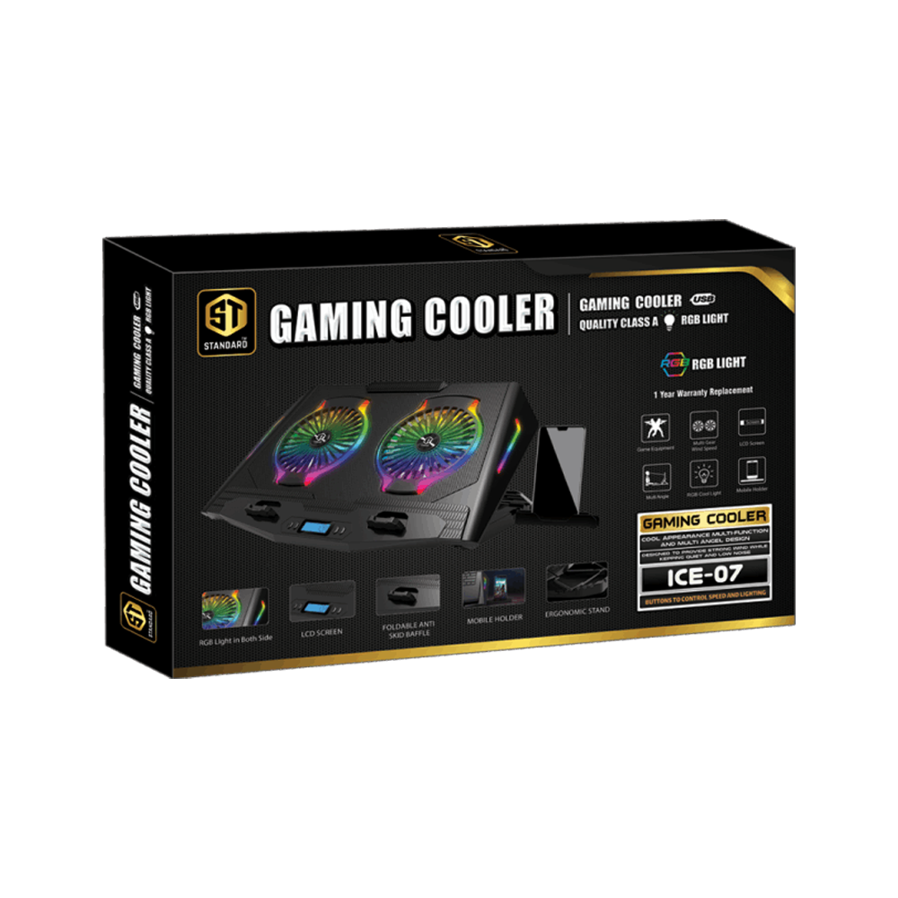 Standard ICE-07 RGB Gaming Laptop Cooling Pad