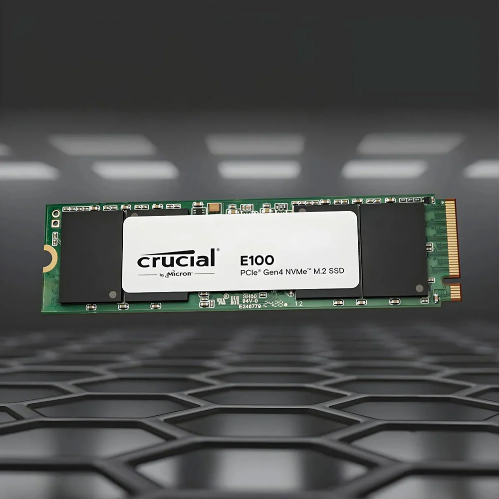 Crucial E100 1TB PCIe NVMe M.2 SSD