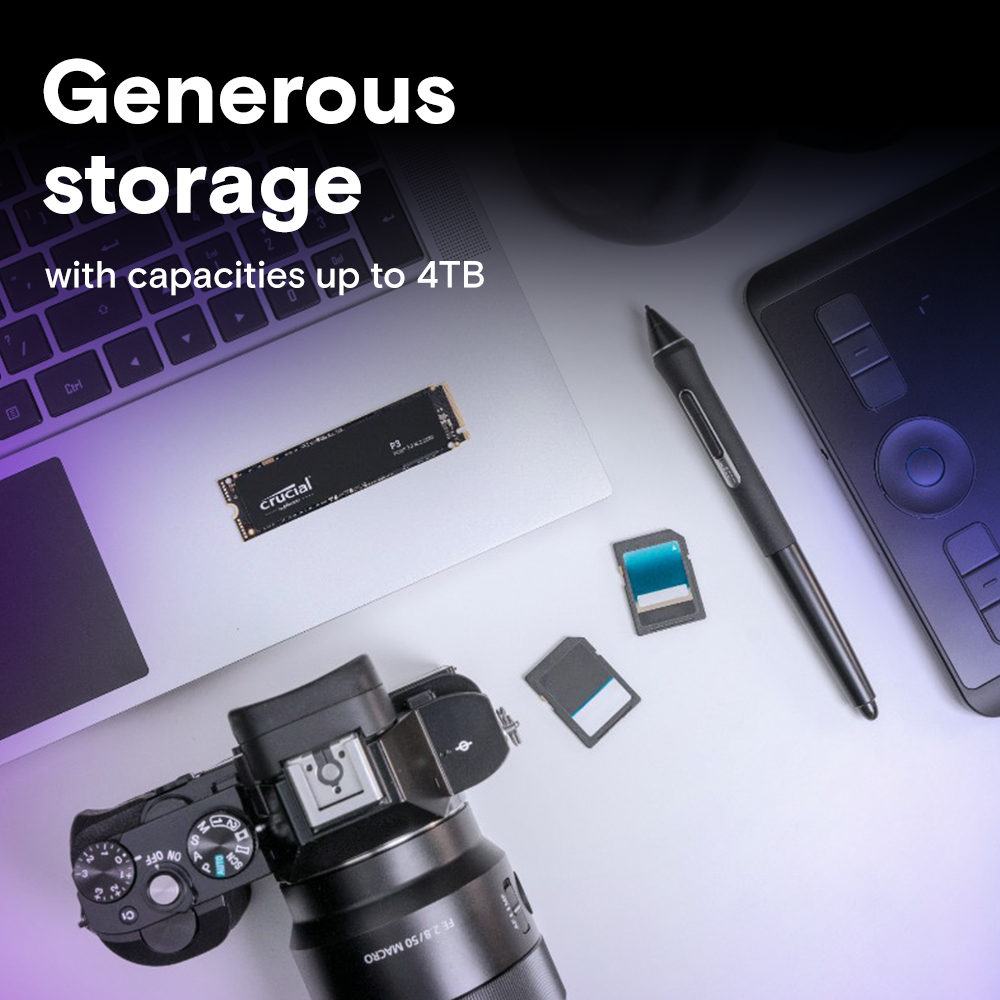 Crucial P3 2TB PCIe NVMe M.2 SSD