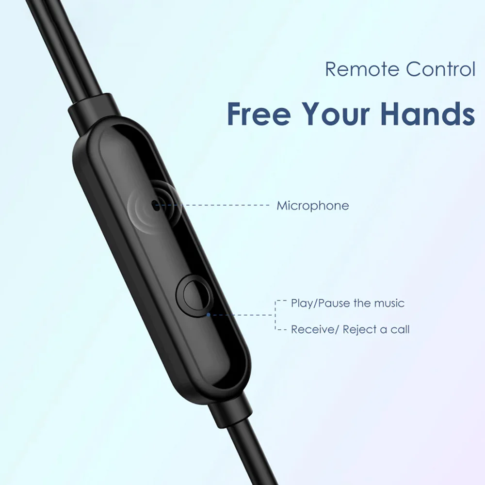 Oraimo Conch 2 Oep-E11 Earphone Wired (3.5mm) - Black