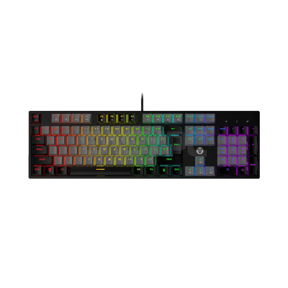 Fantech ATOM 104 MK886v2 Red Switch Wired Mechanical Gaming Keyboard - Grey