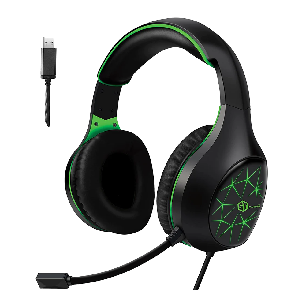 Standard GM-2100ENC Wired Headphone With Noise-Cancelling (USB 7.1)