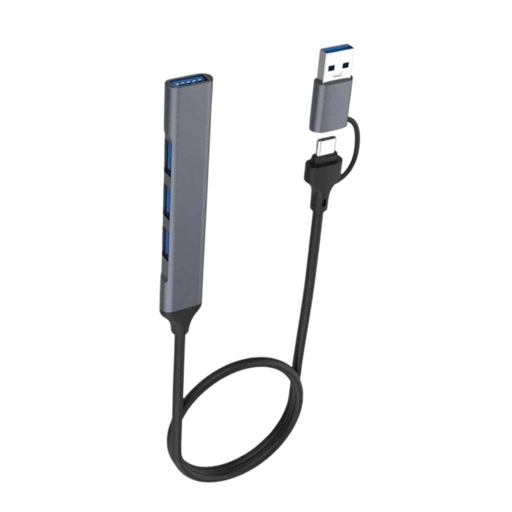 Standard ST-UCA9701 4 in 2 Type-c & USB 3.0 to 4-Ports USB HUB