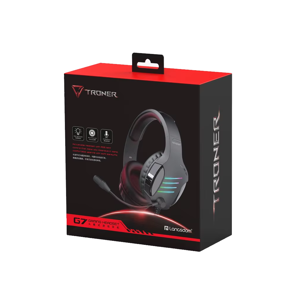 Headphone Wired Troner G7 (Usb 7.1)